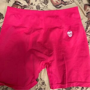 GYM REAPER Pink Workout Shorts
